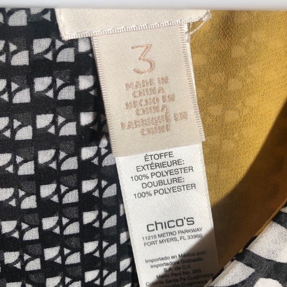 chicos patterned geometric blouse - Picture 3 of 3